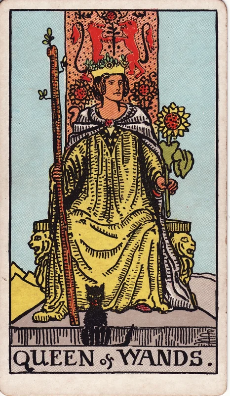 Queen of Wands — Nữ Hoàng Gậy