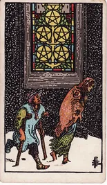 Five of Pentacles — 5 Tiền