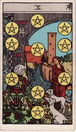Ten of Pentacles — 10 Tiền