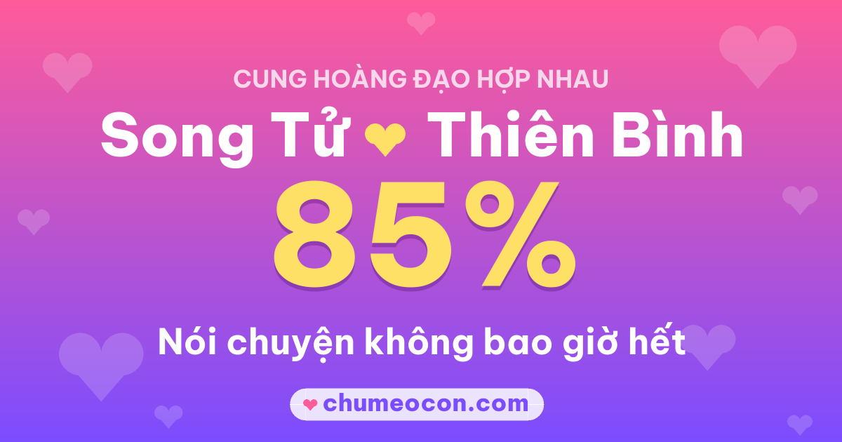 Ảnh kết quả: Song Tử và Thiên Bình có hợp nhau không? 85%