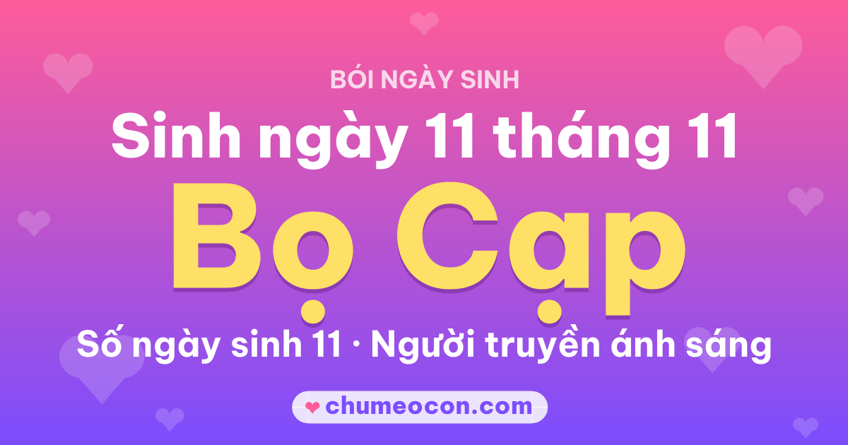 Ảnh kết quả: Sinh ngày 11 tháng 11: cung Bọ Cạp, số ngày sinh 11