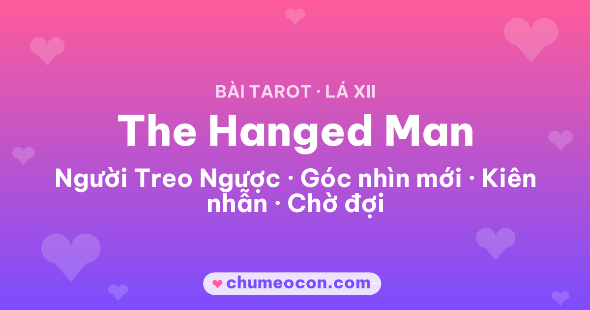 Ảnh kết quả: Lá bài The Hanged Man (Người Treo Ngược)