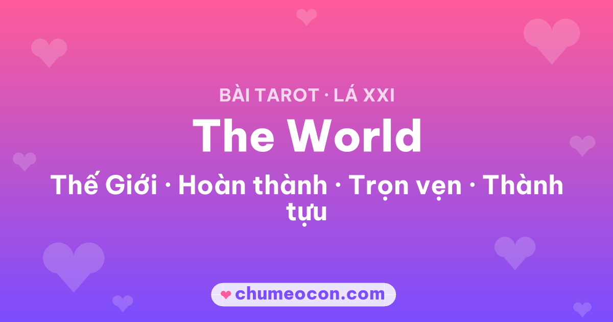 Ảnh kết quả: Lá bài The World (Thế Giới)