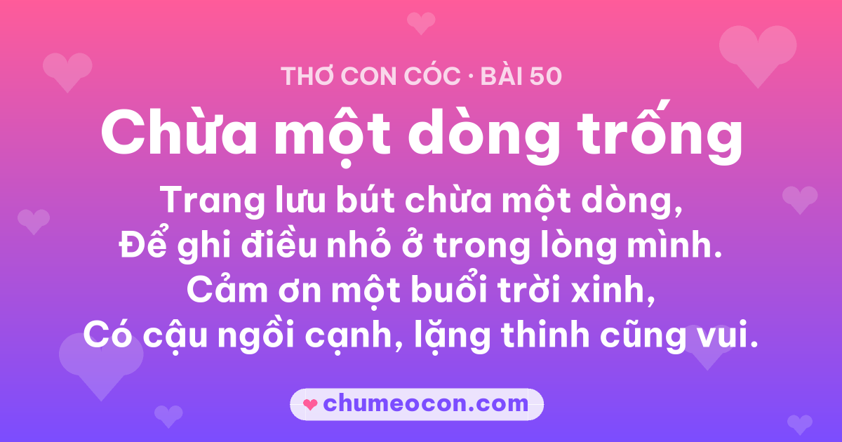 Ảnh kết quả: Thơ con cóc “Chừa một dòng trống” — đọc xong cười xỉu 😂