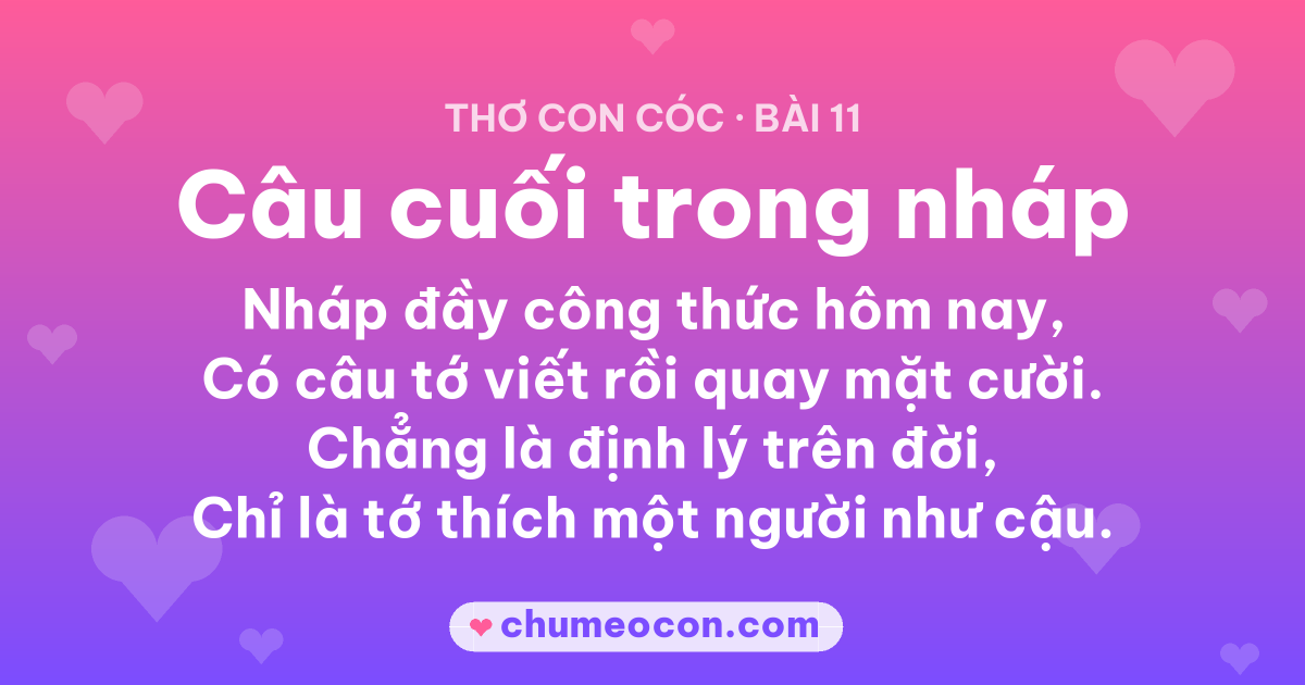 Ảnh kết quả: Thơ con cóc “Câu cuối trong nháp” — đọc xong cười xỉu 😂