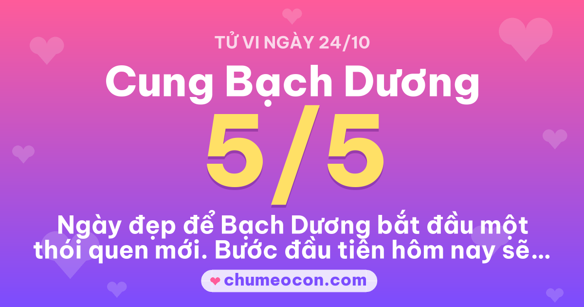 Ảnh kết quả: Tử vi ngày mai cung Bạch Dương: 5/5 sao