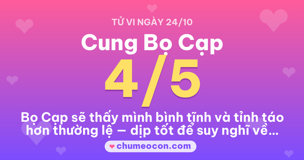 Ảnh kết quả: Tử vi hôm nay cung Bọ Cạp: 4/5 sao