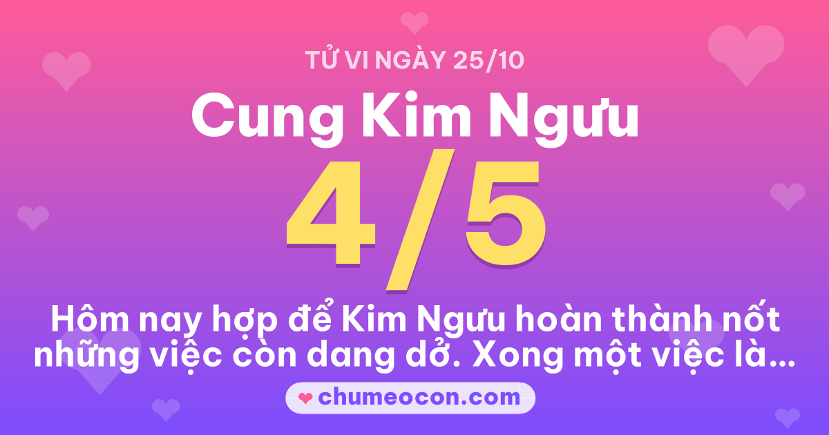 Ảnh kết quả: Tử vi ngày mai cung Kim Ngưu: 4/5 sao