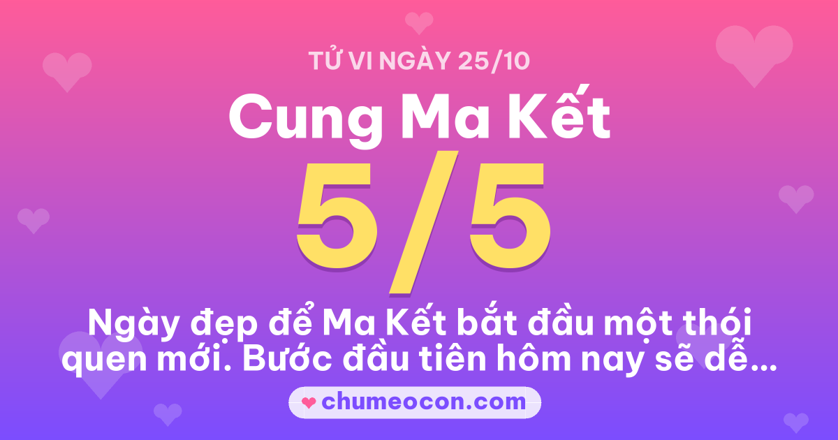 Ảnh kết quả: Tử vi ngày mai cung Ma Kết: 5/5 sao
