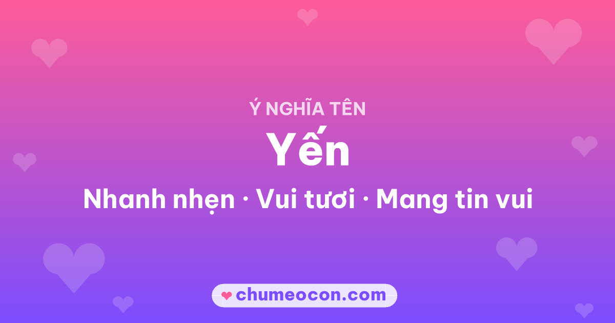 Ảnh kết quả: Ý nghĩa tên Yến — Nhanh nhẹn, Vui tươi, Mang tin vui