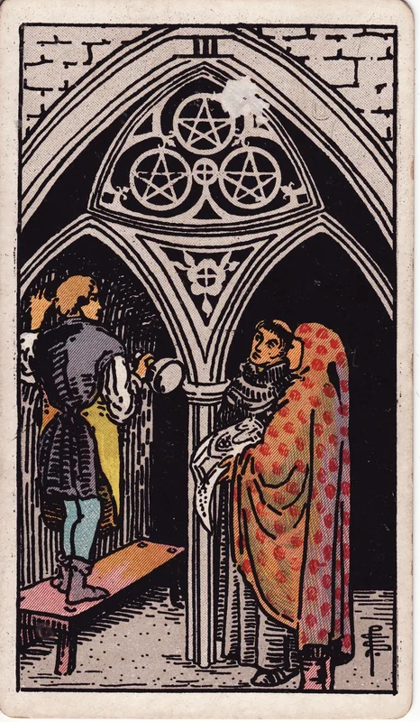 Three of Pentacles — 3 Tiền