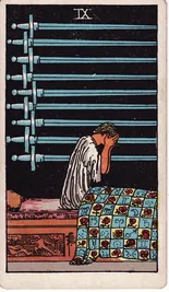 Nine of Swords — 9 Kiếm