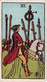 Six of Wands — 6 Gậy