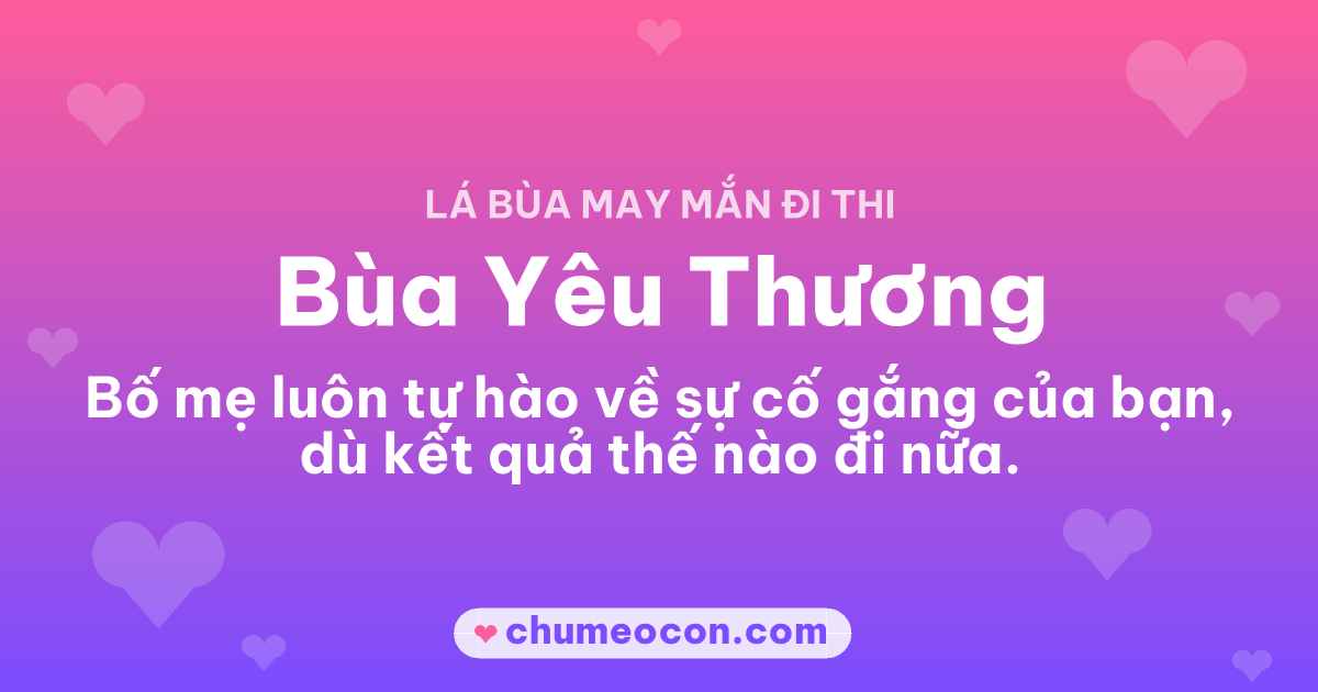 Ảnh kết quả: Mình rút được Bùa Yêu Thương — rút thử lá bùa đi thi của bạn nè!