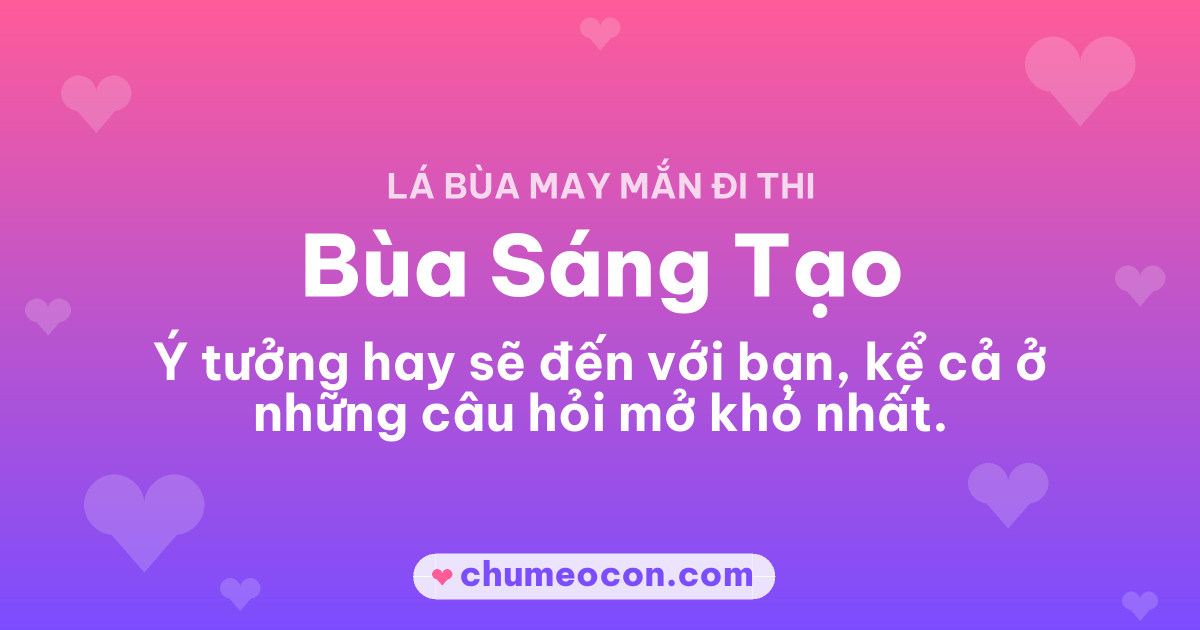 Ảnh kết quả: Mình rút được Bùa Sáng Tạo — rút thử lá bùa đi thi của bạn nè!