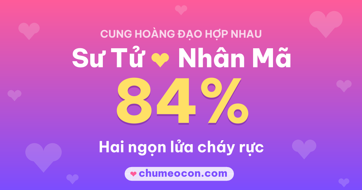 Ảnh kết quả: Sư Tử và Nhân Mã có hợp nhau không? 84%
