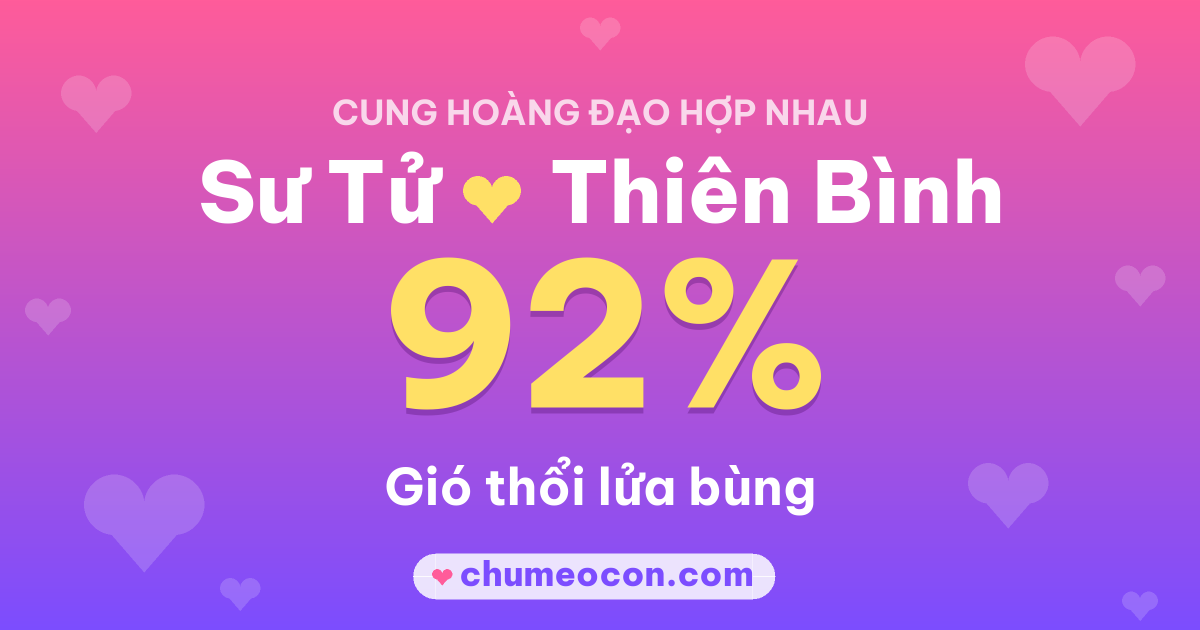 Ảnh kết quả: Sư Tử và Thiên Bình có hợp nhau không? 92%