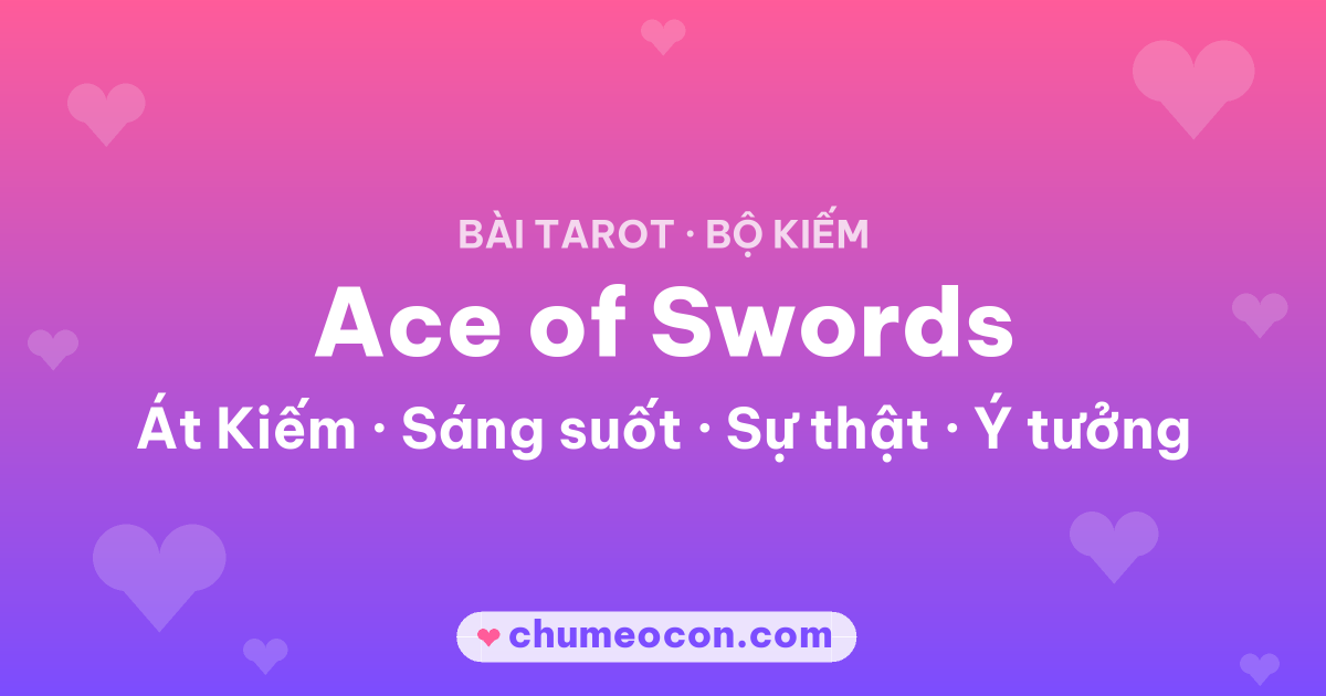 Ảnh kết quả: Lá bài Ace of Swords (Át Kiếm)