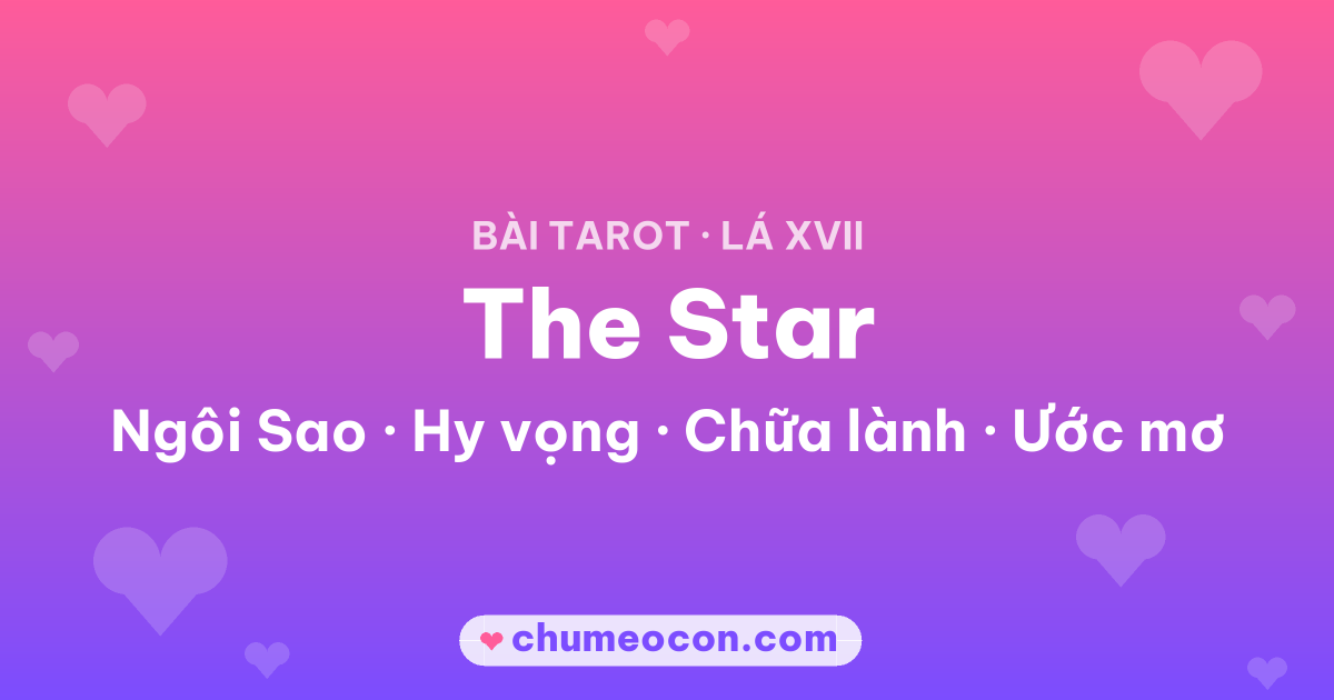Ảnh kết quả: Lá bài The Star (Ngôi Sao)