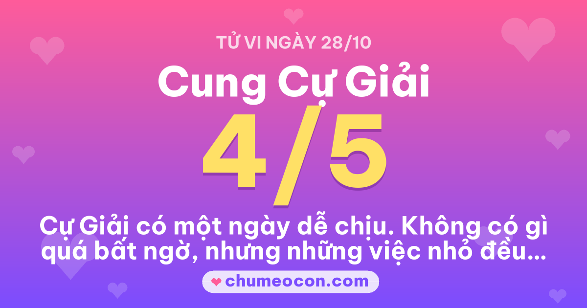 Ảnh kết quả: Tử vi ngày mai cung Cự Giải: 4/5 sao