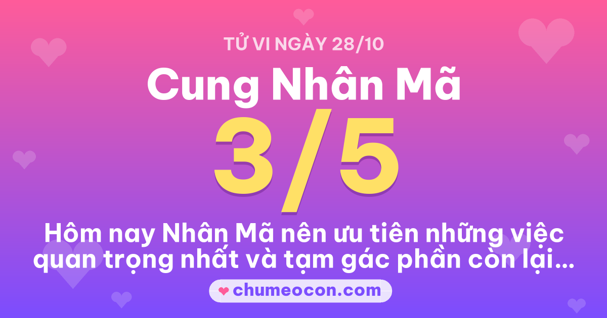 Ảnh kết quả: Tử vi ngày mai cung Nhân Mã: 3/5 sao