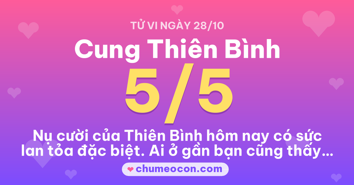 Ảnh kết quả: Tử vi ngày mai cung Thiên Bình: 5/5 sao