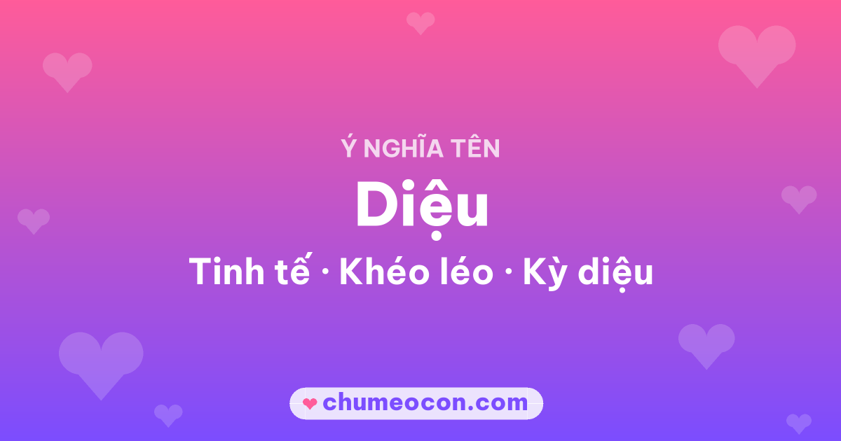 Ảnh kết quả: Ý nghĩa tên Diệu — Tinh tế, Khéo léo, Kỳ diệu